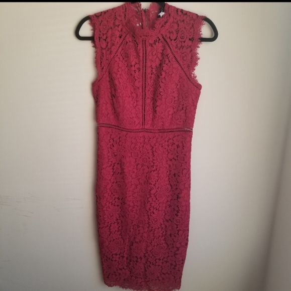 OFFERS WELCOME Bardot Lace Panel Dress - Picture 2 of 6